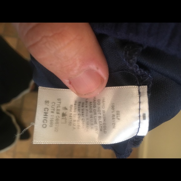 Orange creek blue drawstring shorts S - Picture 4 of 4